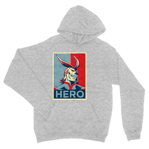 Sportszürke Hősakadémia unisex kapucnis pulóver - Boku no Hero Academia - All Might