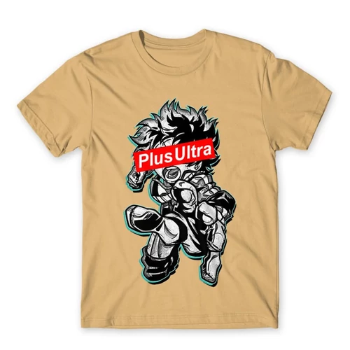 Homok Hősakadémia férfi rövid ujjú póló - Plus Ultra