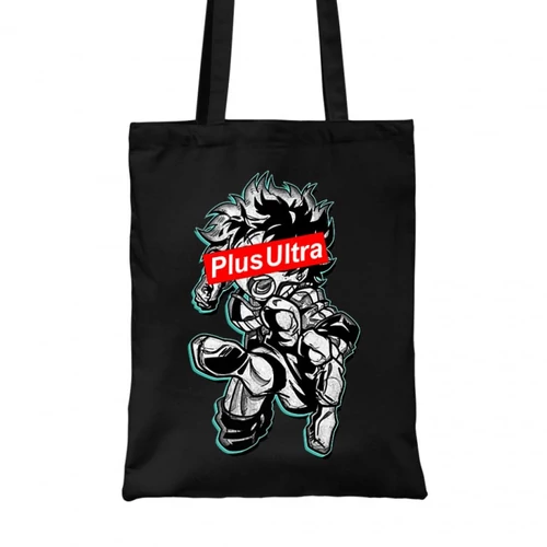 Fekete Hősakadémia vászontáska - Plus Ultra