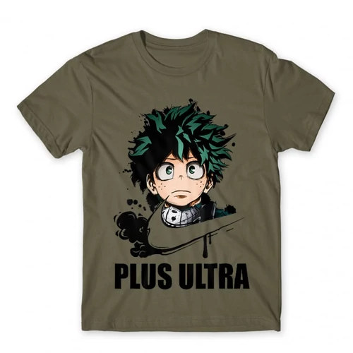 Cink Hősakadémia férfi rövid ujjú póló - Midoriya Izuki