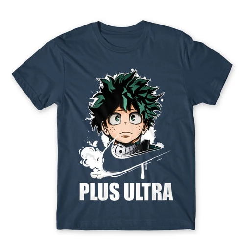 Denim Hősakadémia férfi rövid ujjú póló - Midoriya Izuki