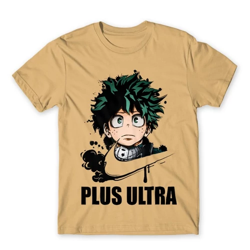 Homok Hősakadémia férfi rövid ujjú póló - Midoriya Izuki