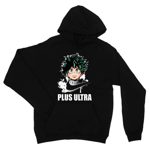 Fekete Hősakadémia unisex kapucnis pulóver - Midoriya Izuki