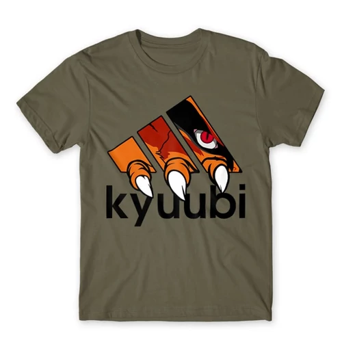 Cink Naruto férfi rövid ujjú póló - Kyuubi Adidas