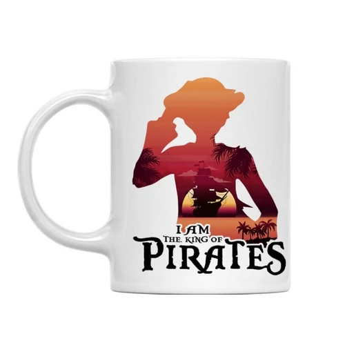 One Piece bögre - I Am The King Of Pirates