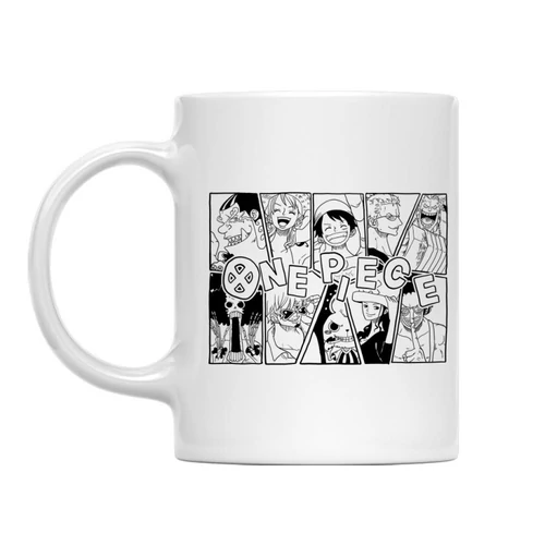 One Piece bögre - Black and White