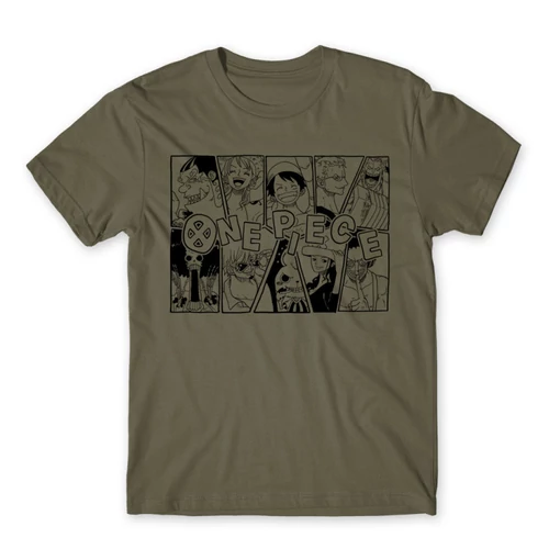 Cink One Piece férfi rövid ujjú póló - Black and White