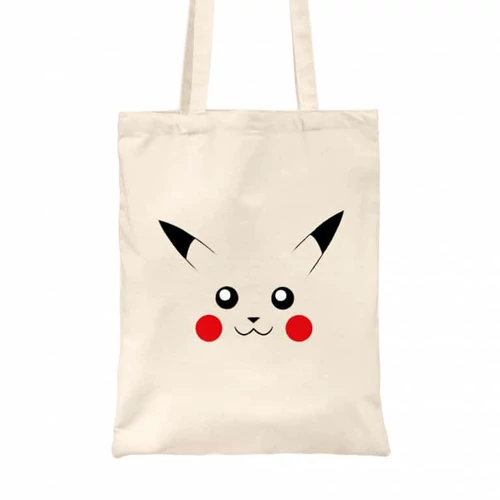 Homok Pokémon vászontáska - Pikachu face
