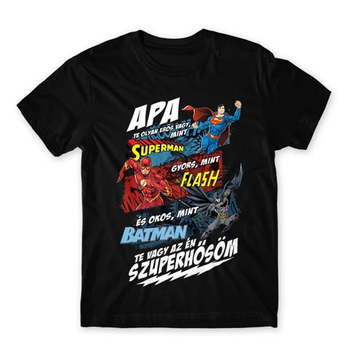 Fekete Apa, Te vagy az én szuperhősöm - DC Comics hősök - férfi rövid ujjú póló