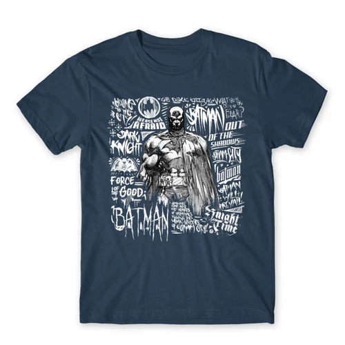 Denim DC Comics Batman férfi rövid ujjú póló - Graphic