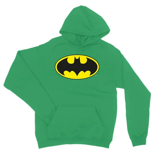 Zöld Batman unisex kapucnis pulóver - Logó