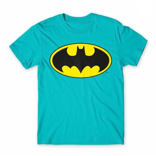 Atolkék Batman férfi rövid ujjú póló