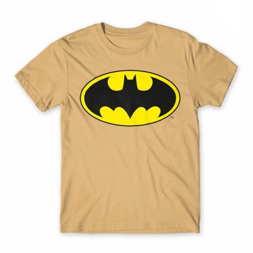 Homok Batman férfi rövid ujjú póló