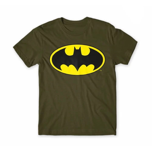Khaki Batman férfi rövid ujjú póló