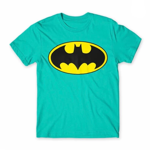 Türkiz Batman férfi rövid ujjú póló