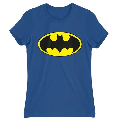 Királykék Batman női rövid ujjú póló Logó