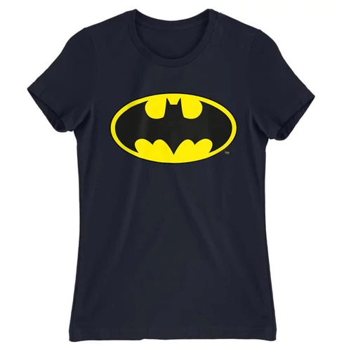 Sötétkék Batman női rövid ujjú póló Logó