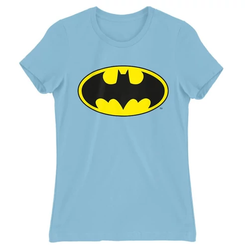 Világoskék Batman női rövid ujjú póló Logó