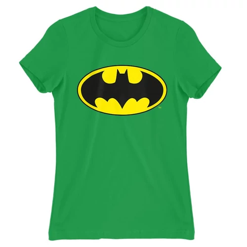 Zöld Batman női rövid ujjú póló Logó