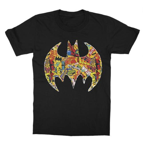 Fekete Batman gyerek rövid ujjú póló - Batman Comics Logó