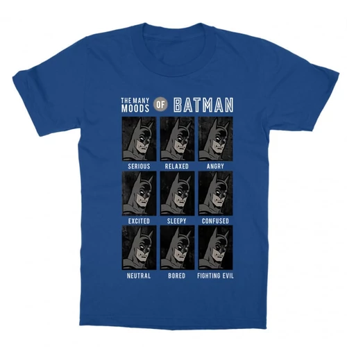Királykék Batman gyerek rövid ujjú póló - Batman moods