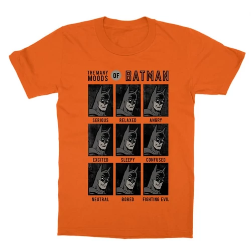 Narancs Batman gyerek rövid ujjú póló - Batman moods