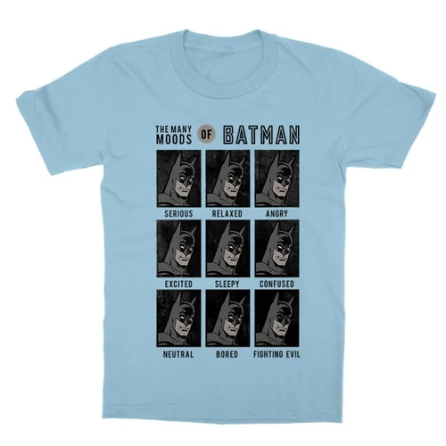 Világoskék Batman gyerek rövid ujjú póló - Batman moods