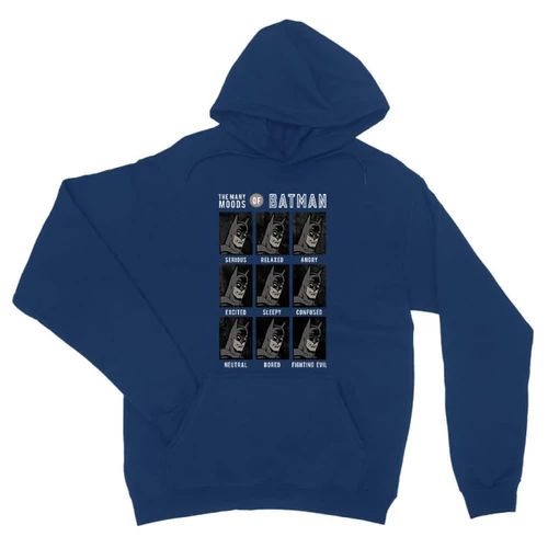 Királykék Batman unisex kapucnis pulóver - Batman moods