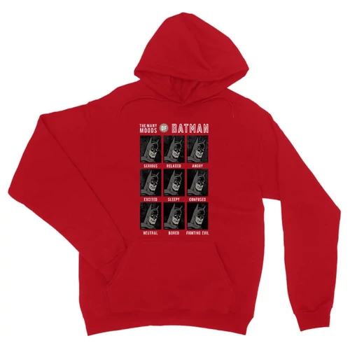 Piros Batman unisex kapucnis pulóver - Batman moods