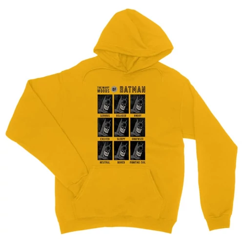 Sárga Batman unisex kapucnis pulóver - Batman moods