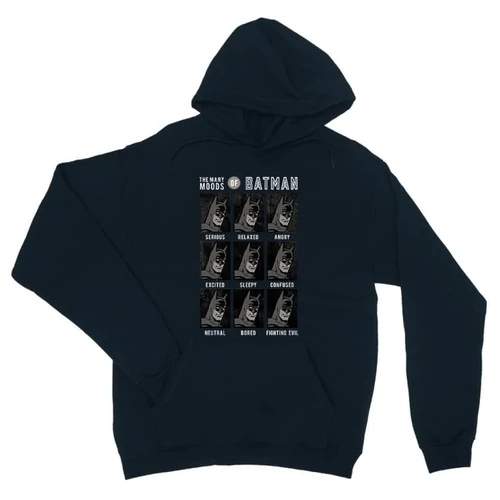 Sötétkék Batman unisex kapucnis pulóver - Batman moods