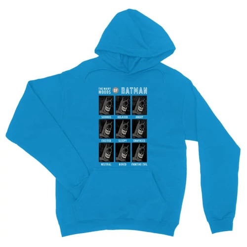 Zafírkék Batman unisex kapucnis pulóver - Batman moods