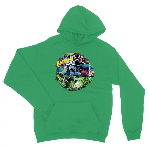 Zöld Batman unisex kapucnis pulóver - Batman Circle