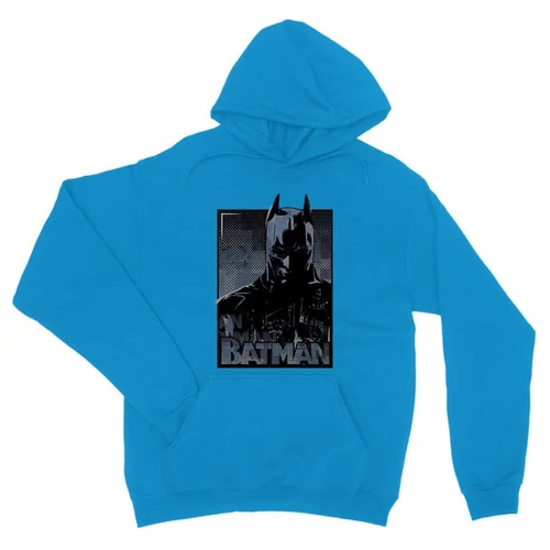 Zafírkék Batman unisex kapucnis pulóver - Batman Comics