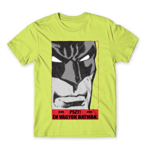 Almazöld Batman férfi rövid ujjú póló - Pszt! Én vagyok Batman