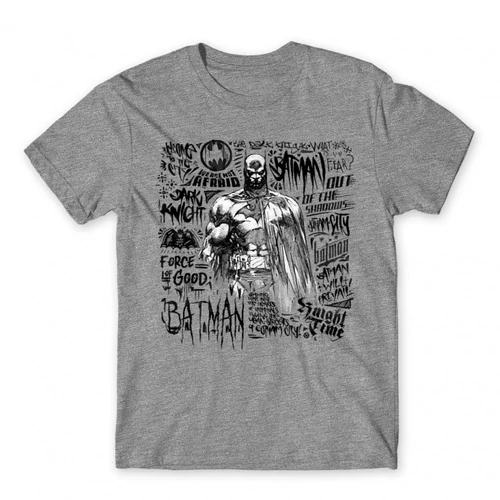 Sportszürke DC Comics Batman gyerek rövid ujjú póló - Graphic
