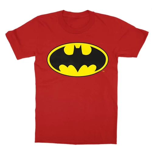 Piros Batman gyerek rövid ujjú póló - Logó