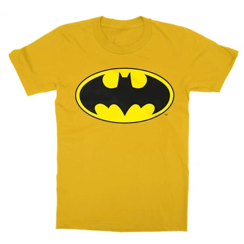 Sárga Batman gyerek rövid ujjú póló - Logó