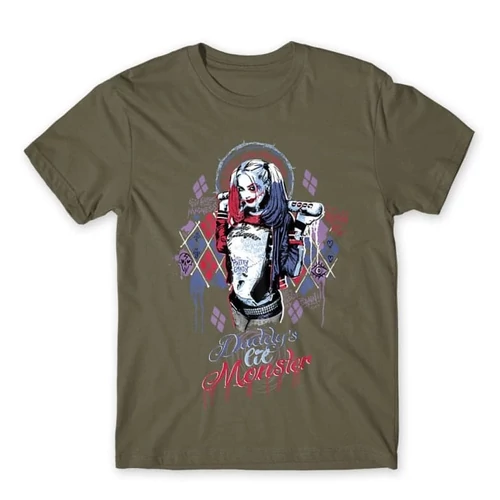 Cink Harley Quinn férfi rövid ujjú póló - Graffiti