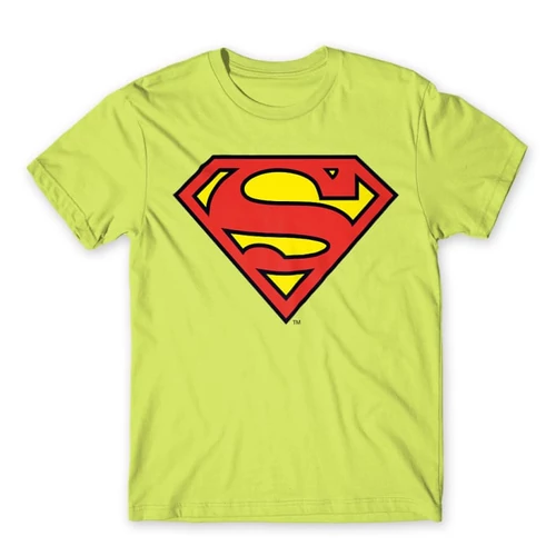 Alamzöld Superman - férfi rövid ujjú póló - Classic Logó