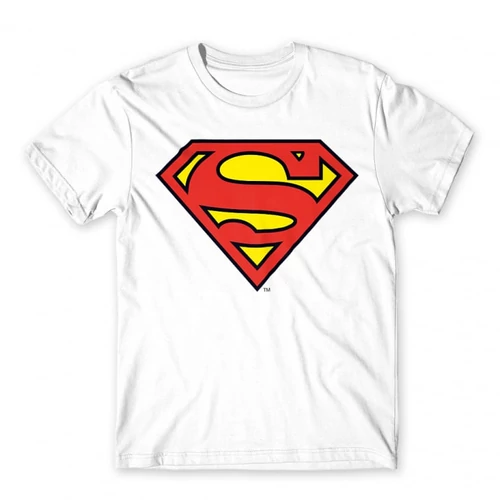 Fehér Superman - férfi rövid ujjú póló - Classic Logó