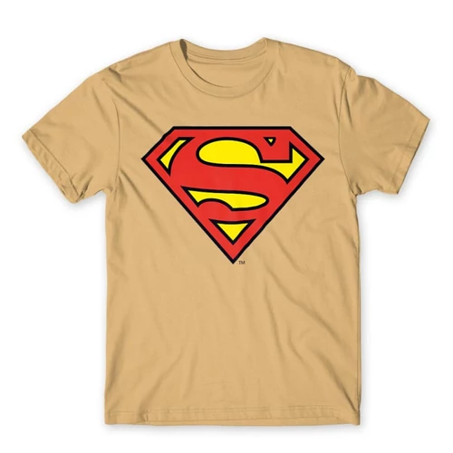 Homok Superman - férfi rövid ujjú póló - Classic Logó