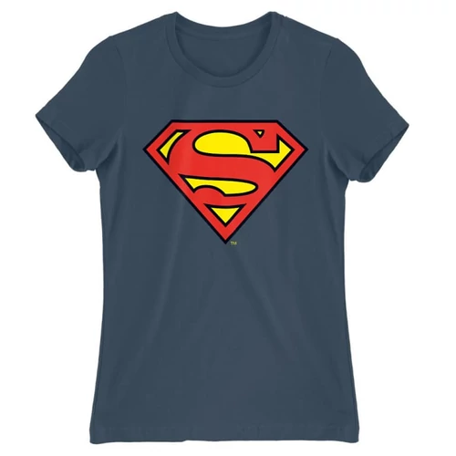 Denim Superman - női rövid ujjú póló - Classic Logó