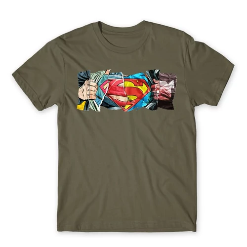 Cink Superman férfi rövid ujjú póló - Superman Comic