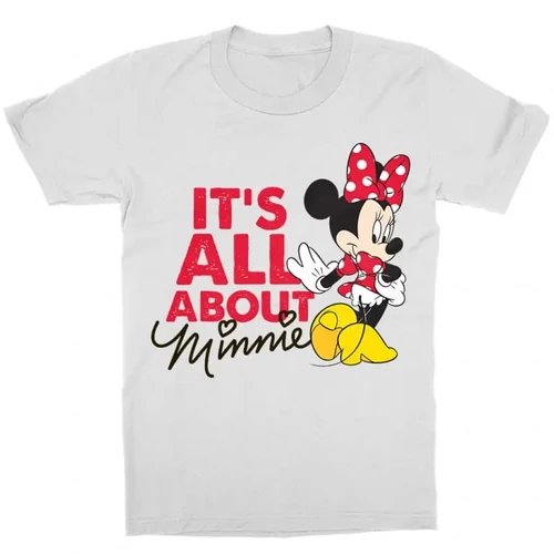 Fehér Minnie gyerek rövid ujjú póló - It’s all about Minnie Mouse