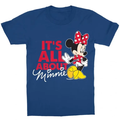 Királykék Minnie gyerek rövid ujjú póló - It’s all about Minnie Mouse