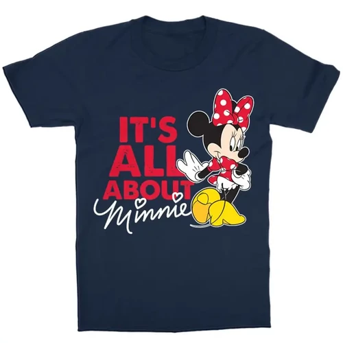 Sötétkék Minnie gyerek rövid ujjú póló - It’s all about Minnie Mouse