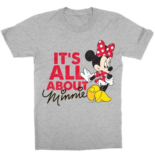 Sportszürke Minnie gyerek rövid ujjú póló - It’s all about Minnie Mouse