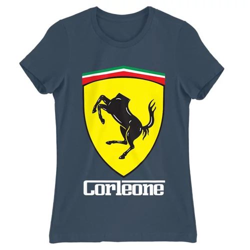 Denim A Keresztapa női rövid ujjú póló - Corleone Ferrari