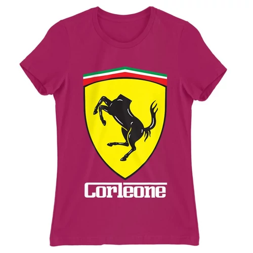 Pink A Keresztapa női rövid ujjú póló - Corleone Ferrari